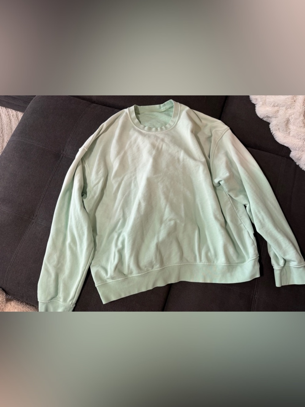Stori Mint Green Crewneck Sweater